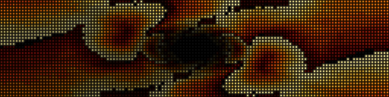 The simulator playing a tunnel Formula